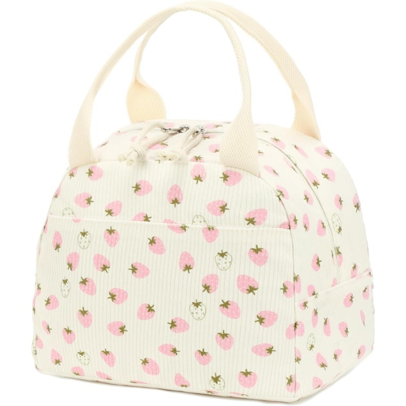 Meal Prep Fit - Cute Corduroy Lunch Bag for Women,