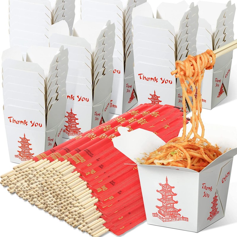 Meal Prep Ideas - Pagoda Chinese Takeout Food Containers Without