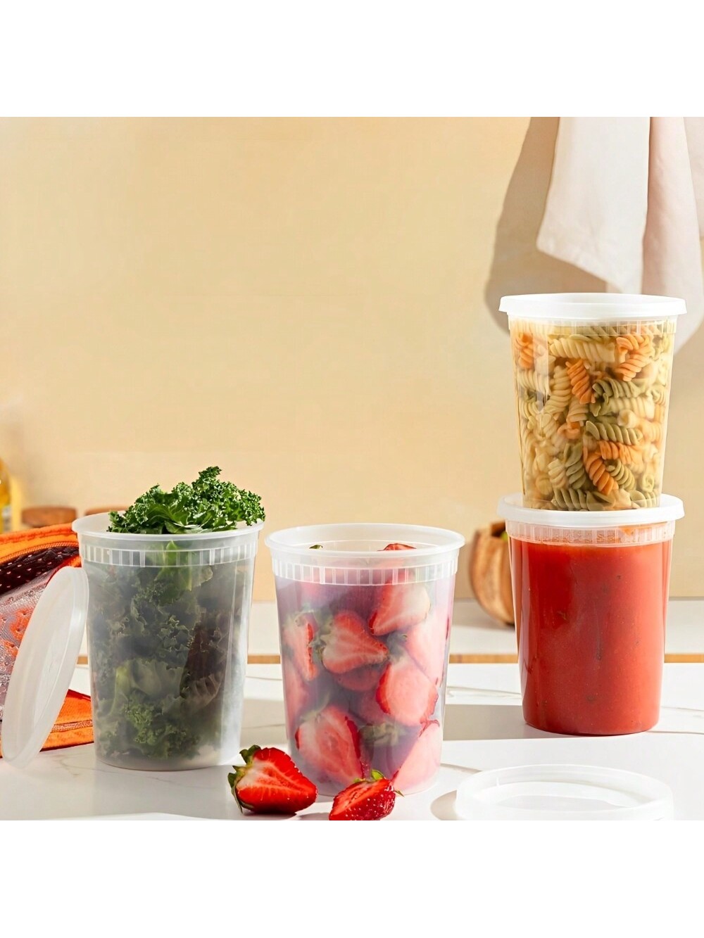 24Pack 32oz Deli Containers wi - Meal Prep Ideas recension och pris