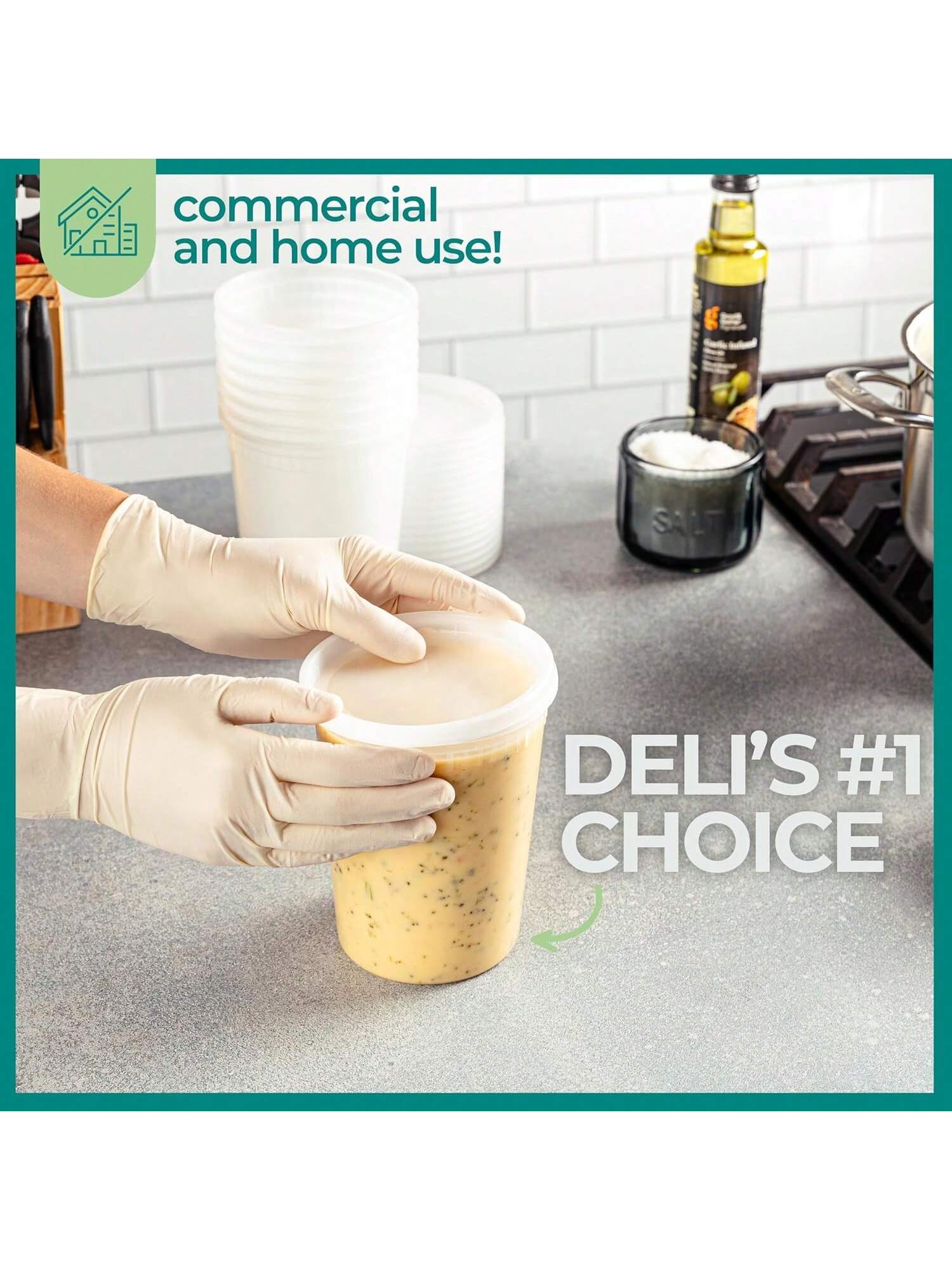 24Pack 32oz Deli Containers wi - Meal Prep Ideas recension och pris