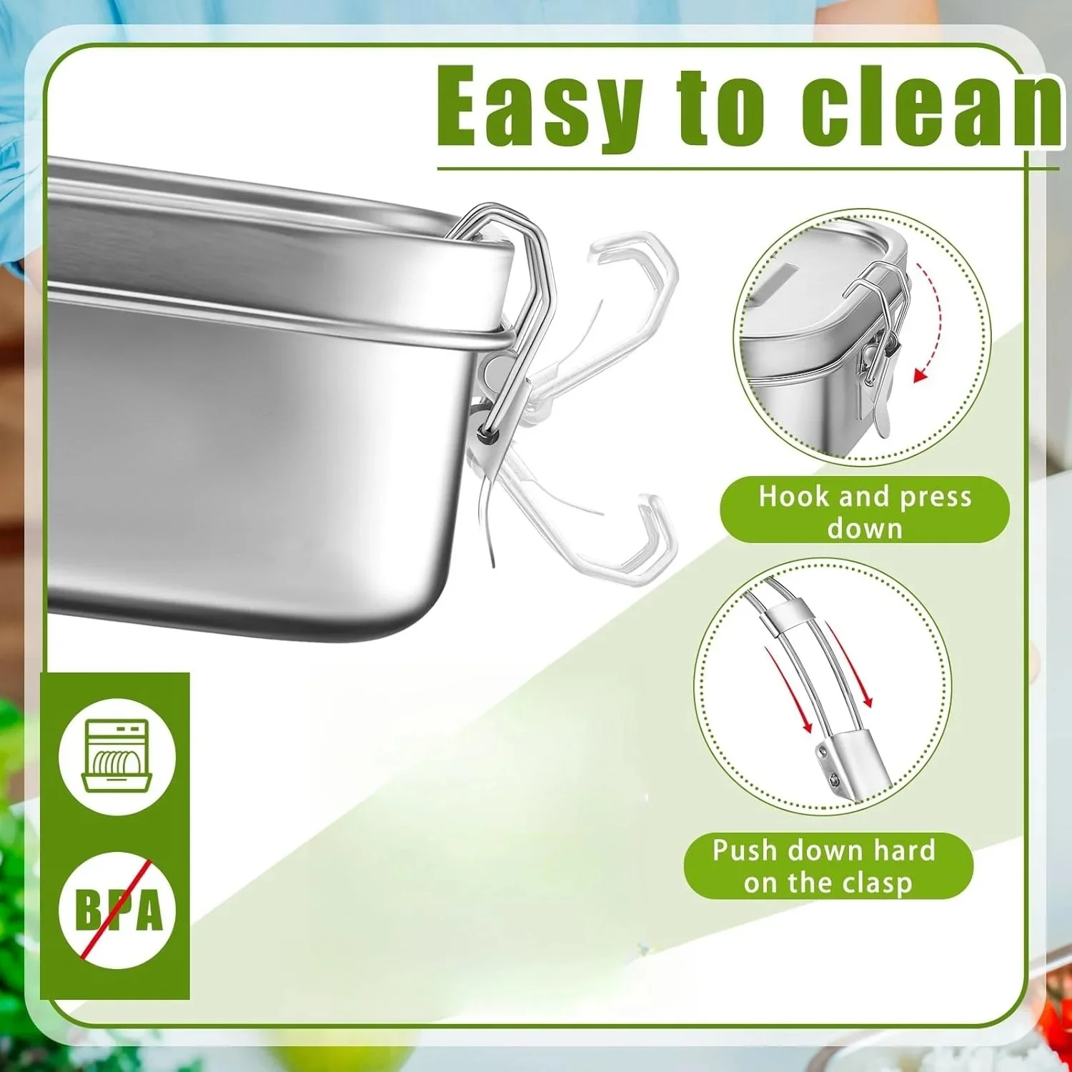 Stainless Steel Lunch Box for  - Meal Prep Ideas recension och pris