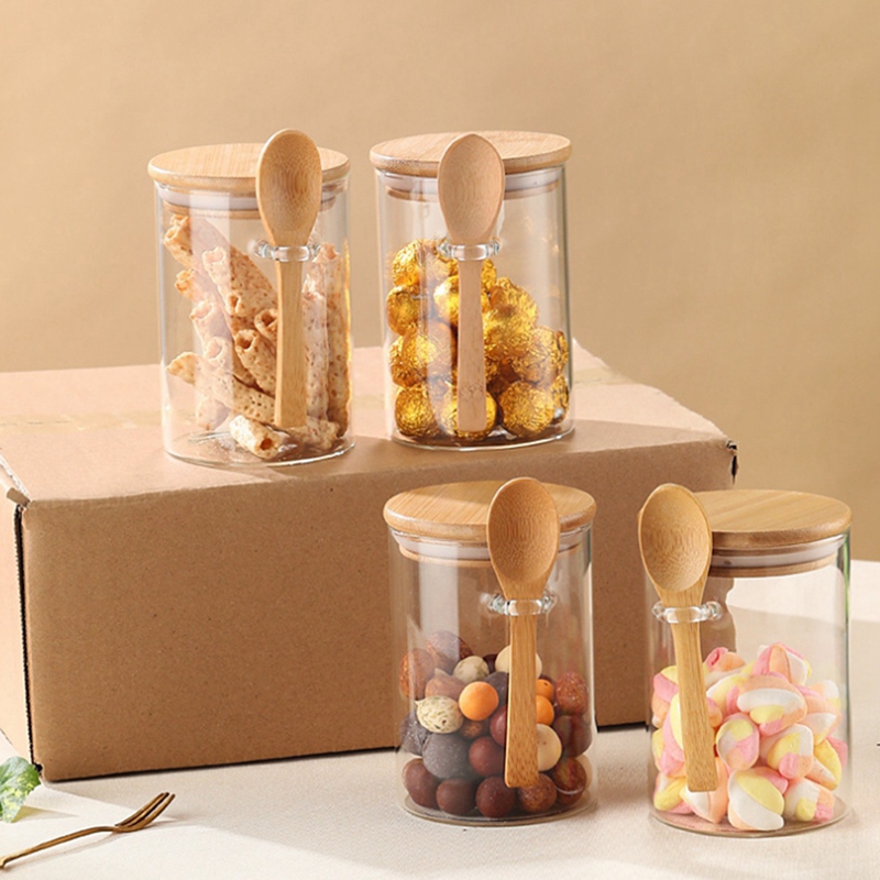 4 Pack Overnight Oats Glass Co - Overnight Oat Jar recension och pris