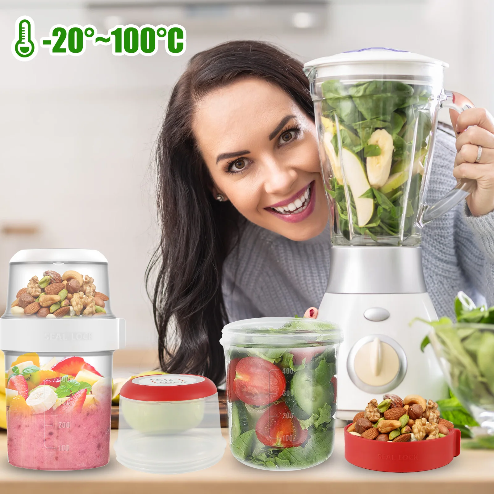 2Pcs Breakfast Cups Reusable T - Overnight Oat Jar recension och pris