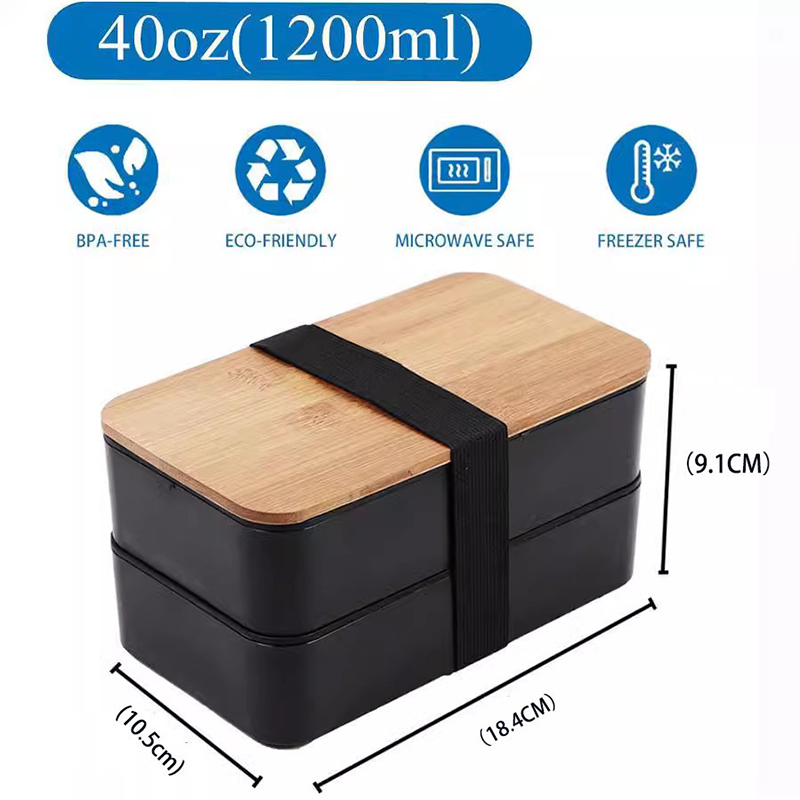 Stackable Bento Box with Utens - Meal Prep Fit recension och pris