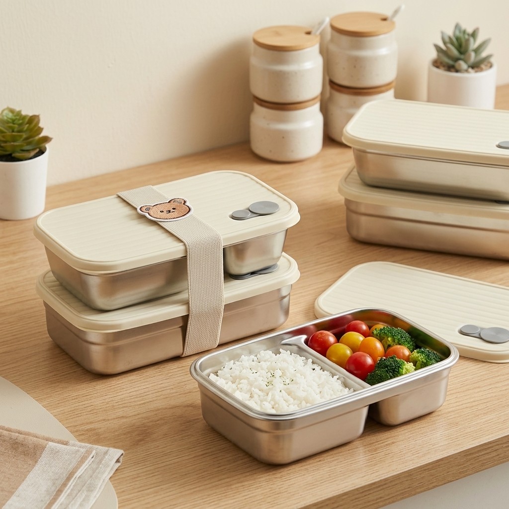 Stainless Steel Bento Box Meta - Meal Prep Ideas recension och pris