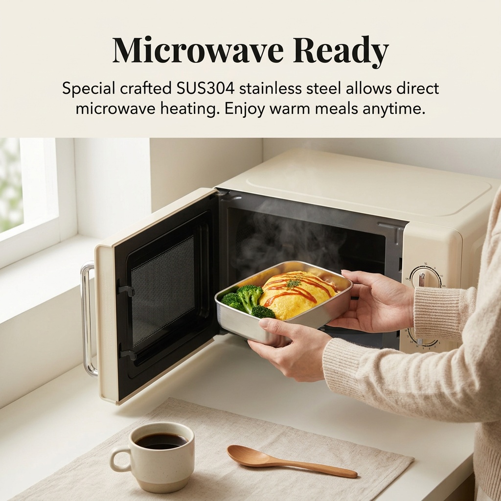 Stainless Steel Bento Box Meta - Meal Prep Ideas recension och pris