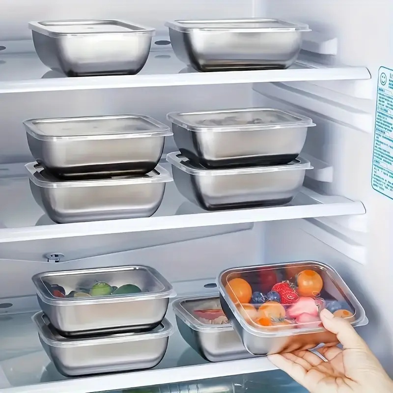 5-Piece Stainless Steel Food S - Meal Prep Ideas recension och pris