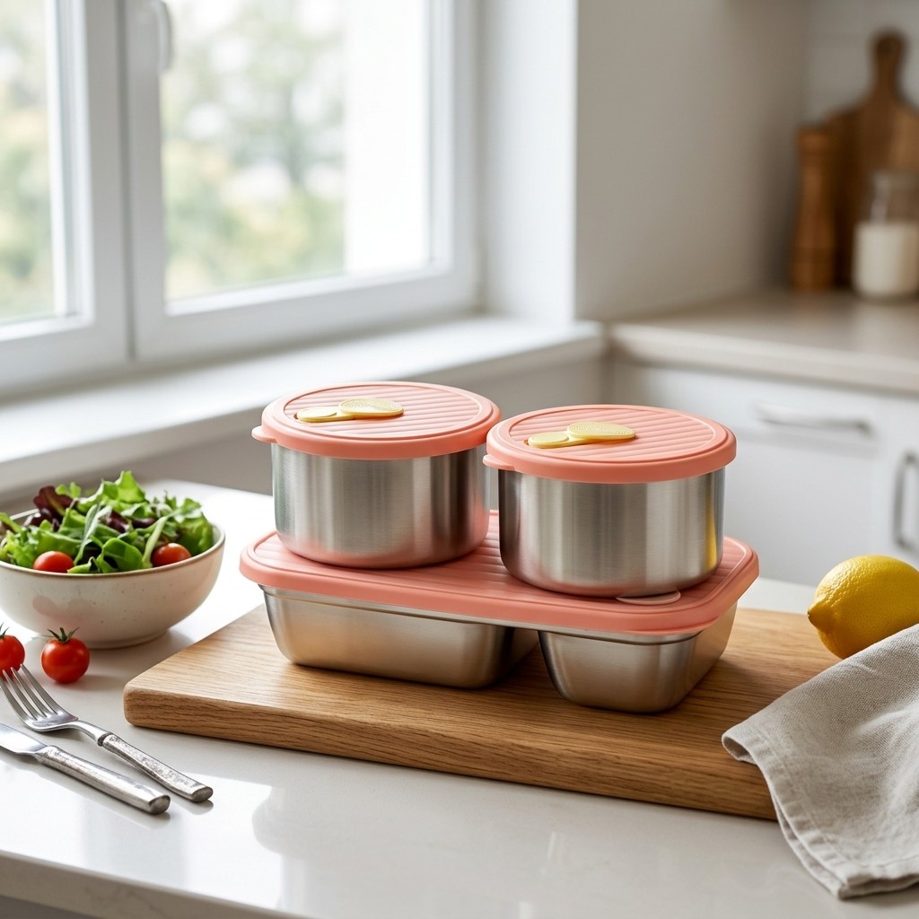 Microwave Safe 304 Stainless S - Meal Prep Ideas recension och pris