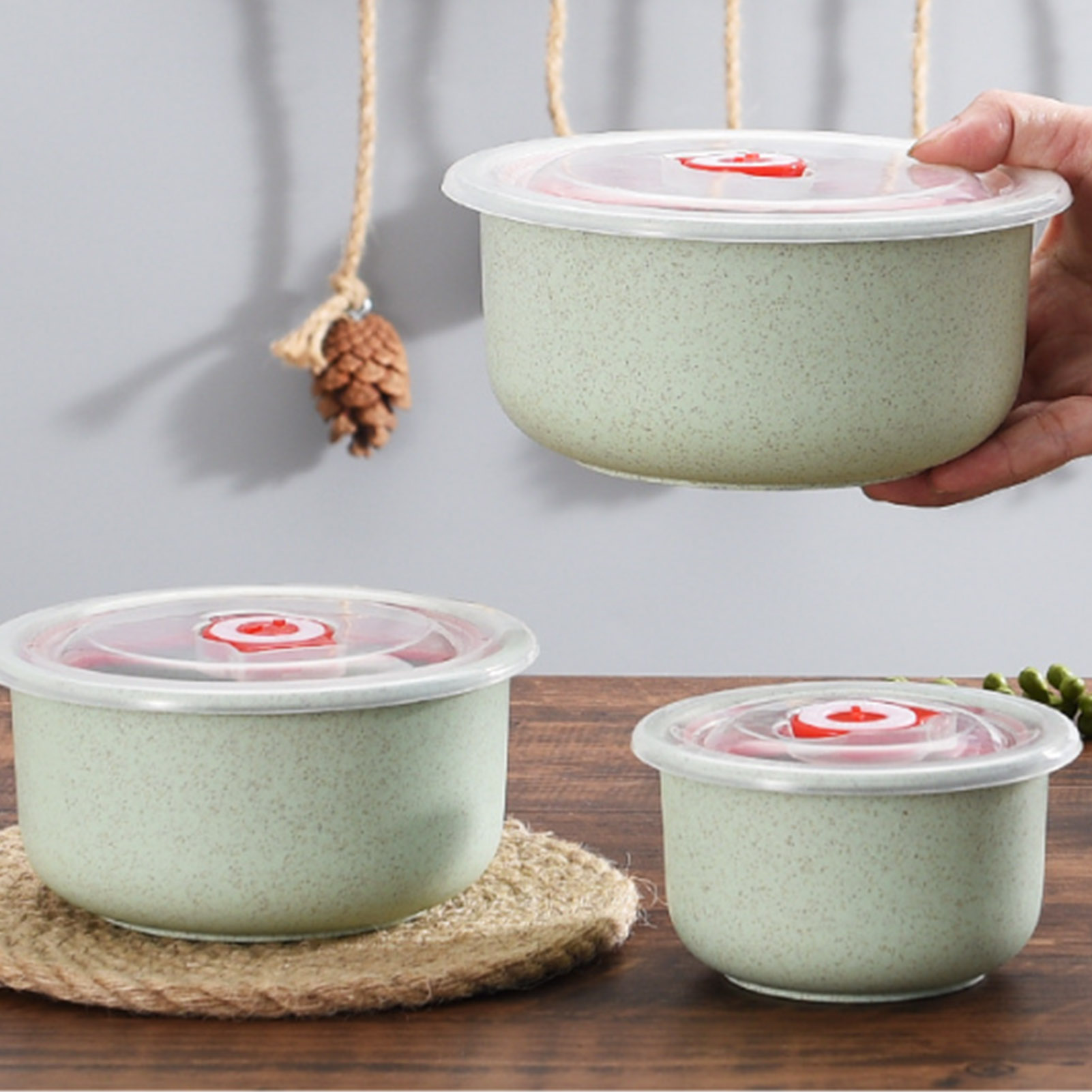 3pcs Food Storage Containers B - Meal Prep Ideas recension och pris
