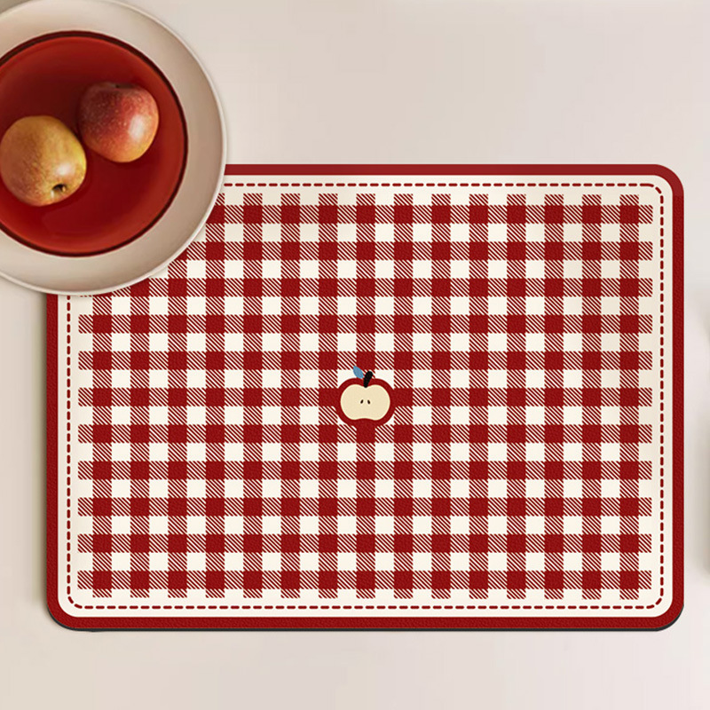 ute Apple Pattern Drying Mat F - Meal Prep Format recension och pris