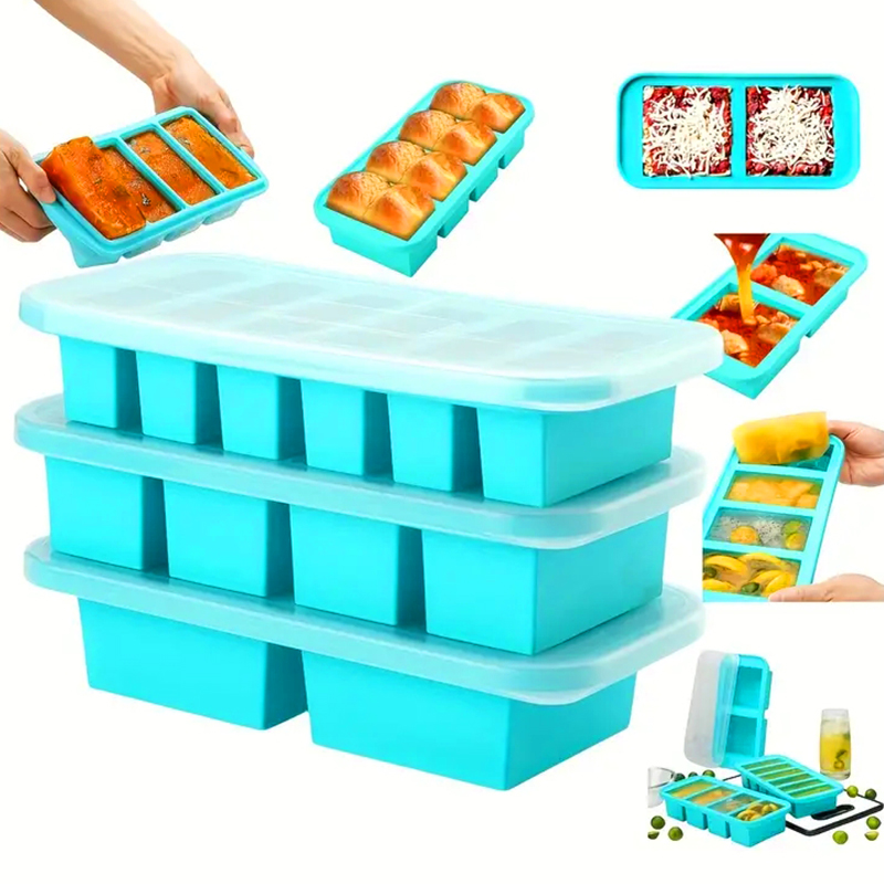 2 or 3-piece Silicone Freezer  - Meal Prep Ideas recension och pris
