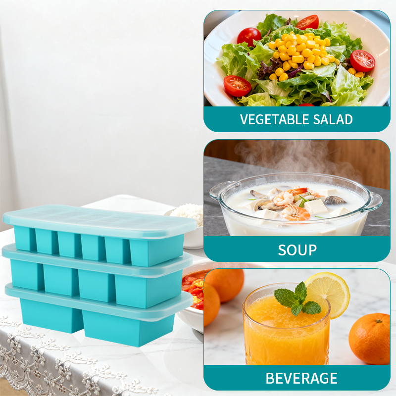 2 or 3-piece Silicone Freezer  - Meal Prep Ideas recension och pris
