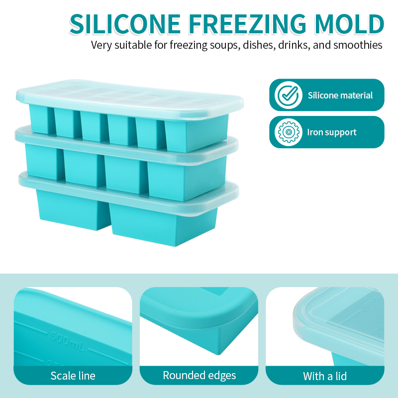 2 or 3-piece Silicone Freezer  - Meal Prep Ideas recension och pris
