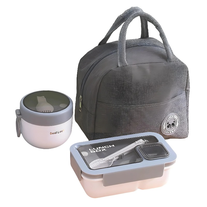 3-Piece Leakproof Lunch Contai - Meal Prep Kit recension och pris