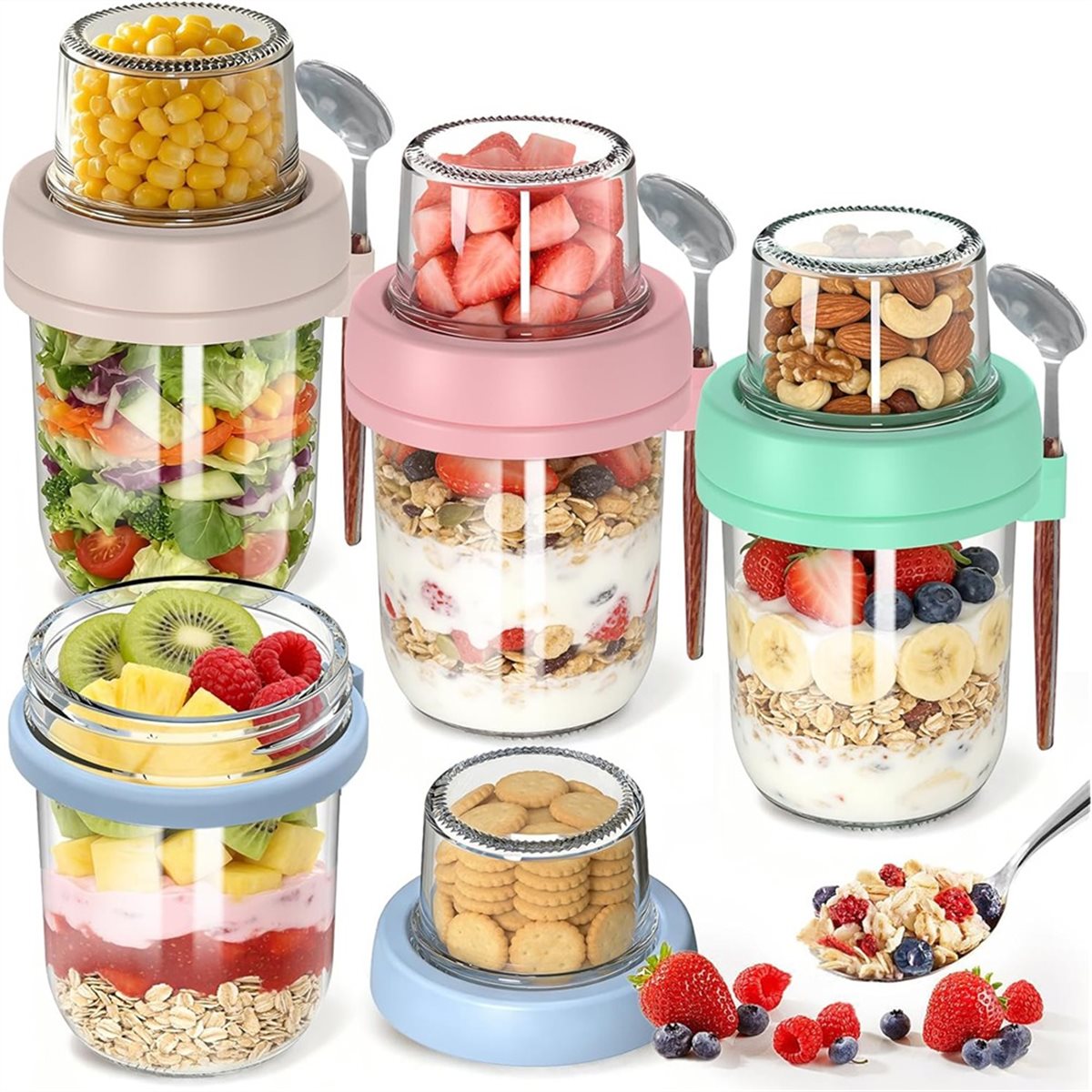 Light Weight 4 Pack Overnight  - Overnight Oat Jar recension och pris