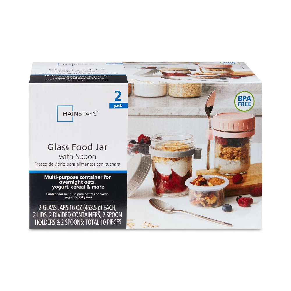Portable Overnight Oats Food J - Overnight Oat Jar recension och pris