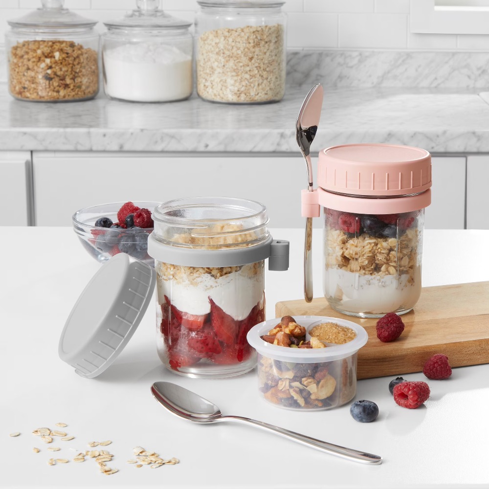 Portable Overnight Oats Food J - Overnight Oat Jar recension och pris