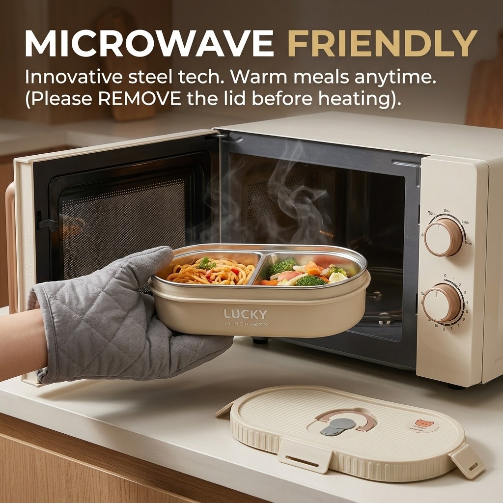 Microwavable 304 Stainless Ste - Meal Prep Ideas recension och pris