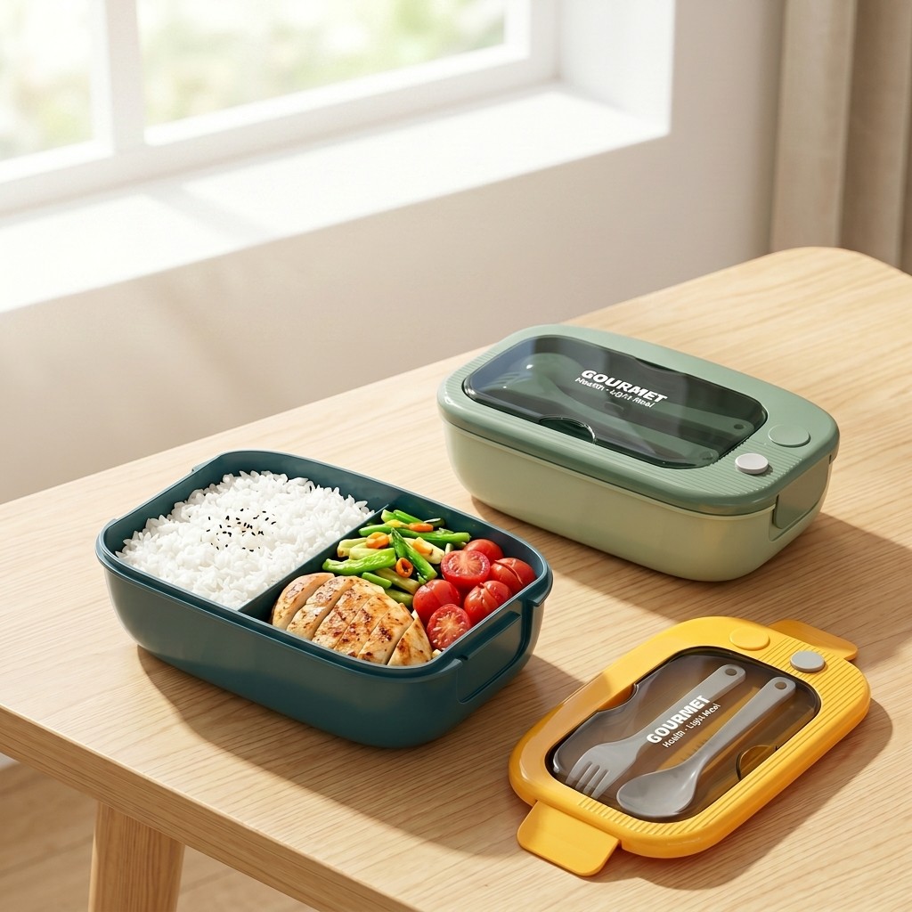 Microwavable Plastic Bento Box - Meal Prep Ideas recension och pris