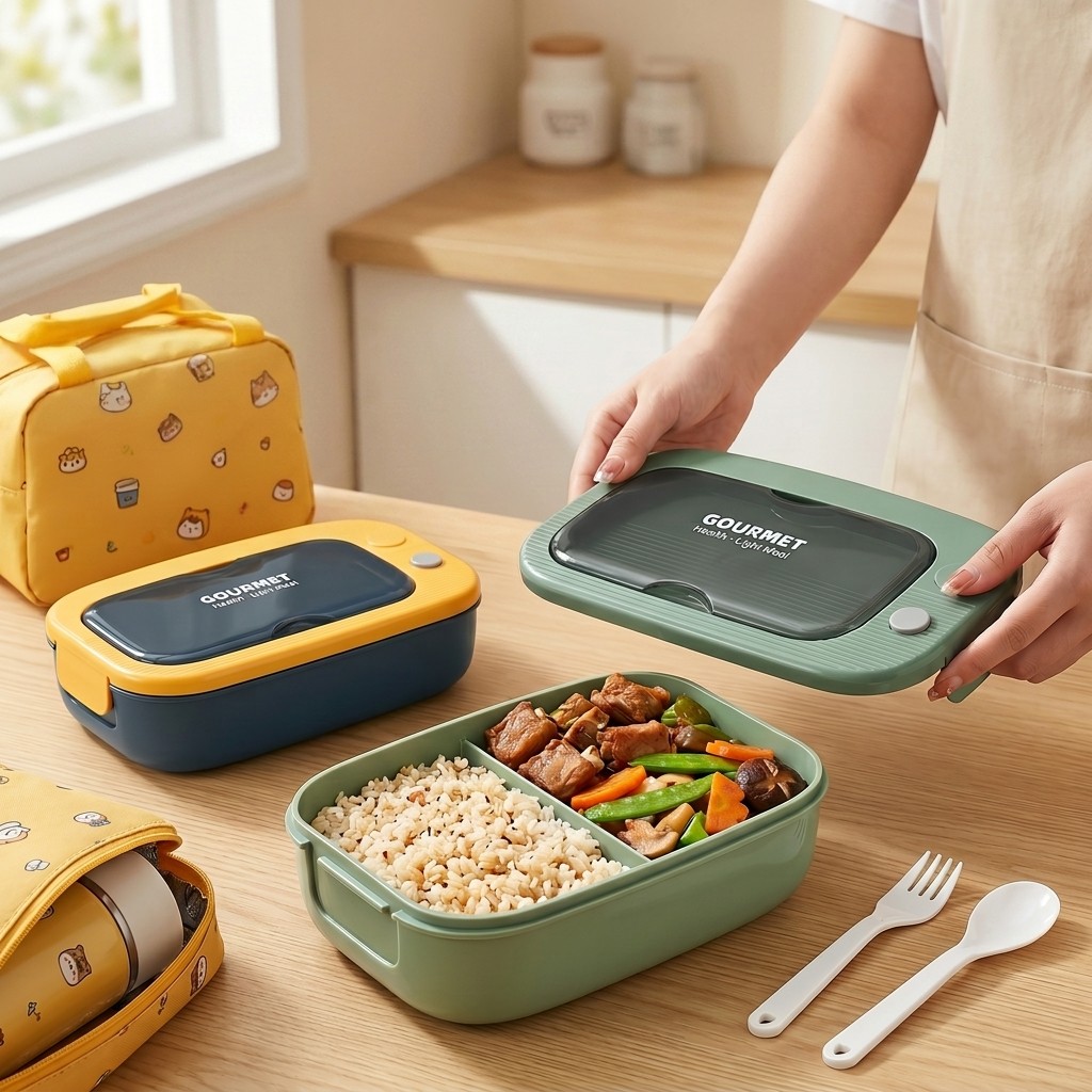 Microwavable Plastic Bento Box - Meal Prep Ideas recension och pris