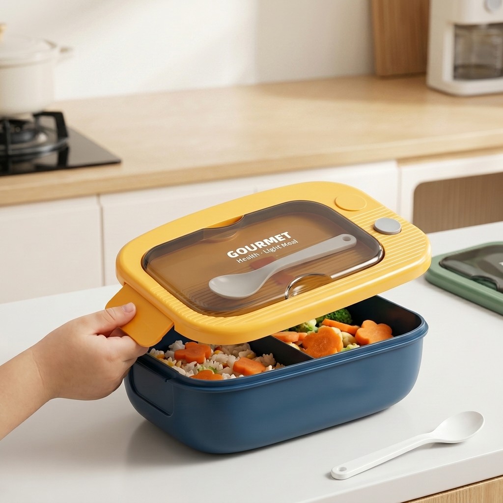 Microwavable Plastic Bento Box - Meal Prep Ideas recension och pris