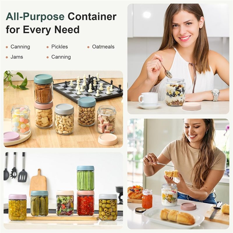 CHCH 6Pcs 500Ml Overnight Oats - Overnight Oat Jar recension och pris