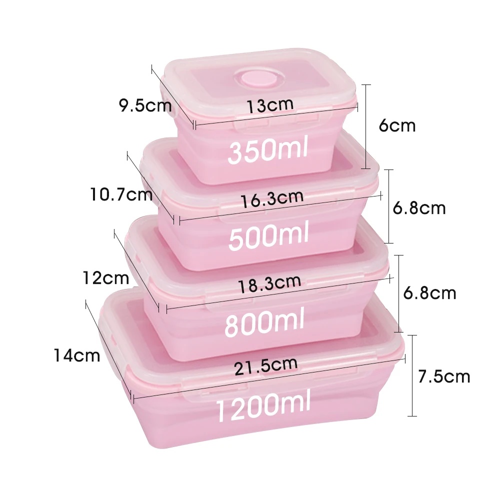 Collapsible Food Storage Conta - Meal Prep Kit recension och pris