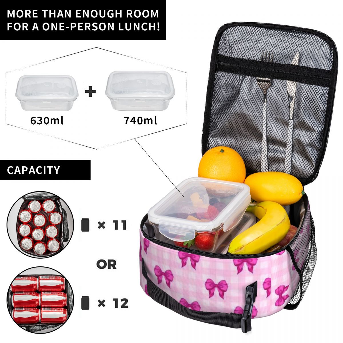 Bestselling Pink Coquette Bow  - Meal Prep Fit recension och pris