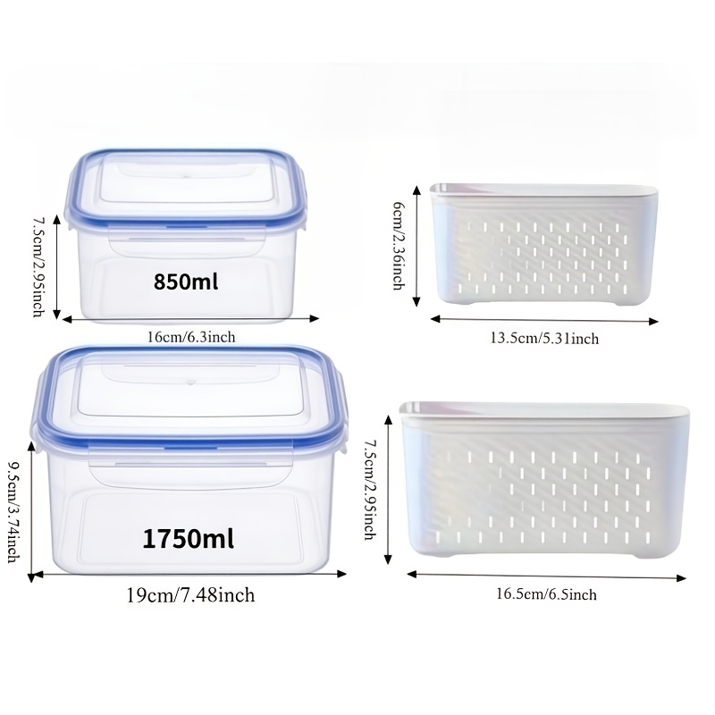 4pcs/Set Leak-Proof Food Stora - Meal Prep Ideas recension och pris