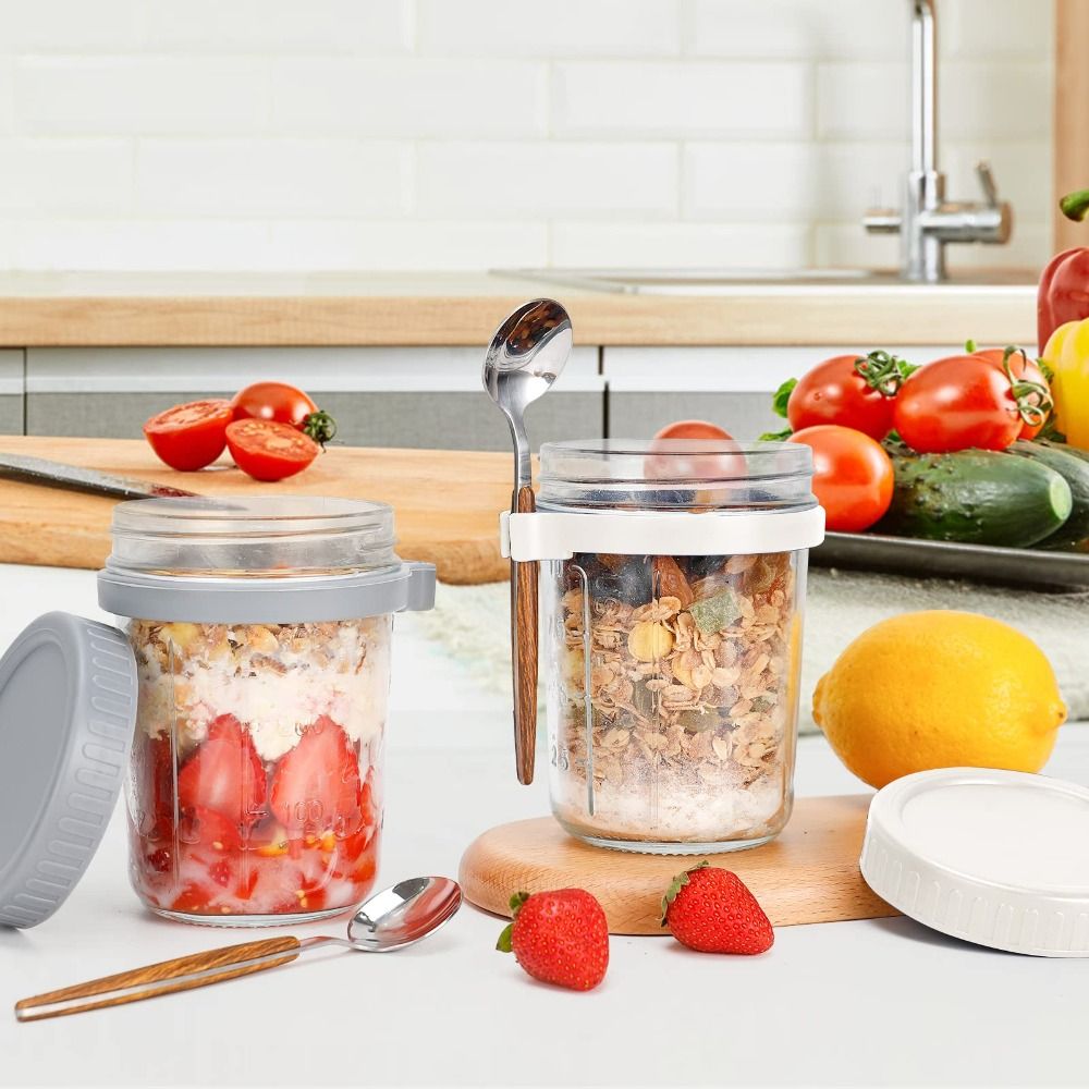 Yogurt Jar 350ml Overnight Oat - Overnight Oat Jar recension och pris