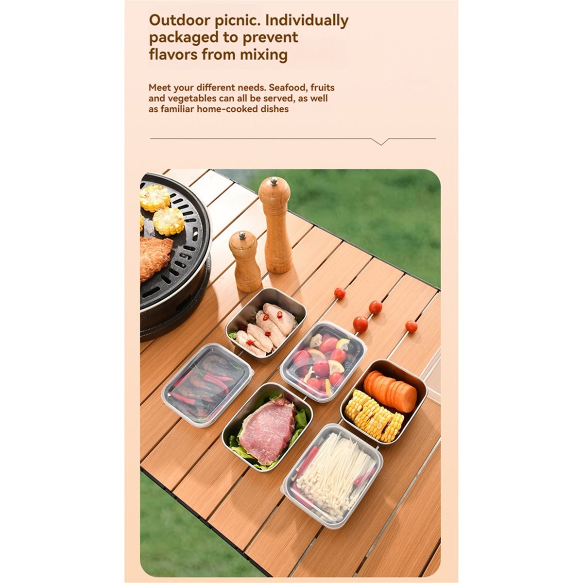 【AT48】 NEW Stackable Food Stor - Meal Prep Fit recension och pris