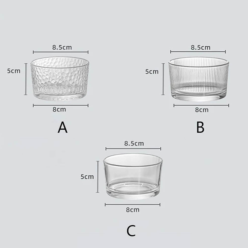 Clear Glass Mini Bowls Set Kit - Meal Prep Kit recension och pris