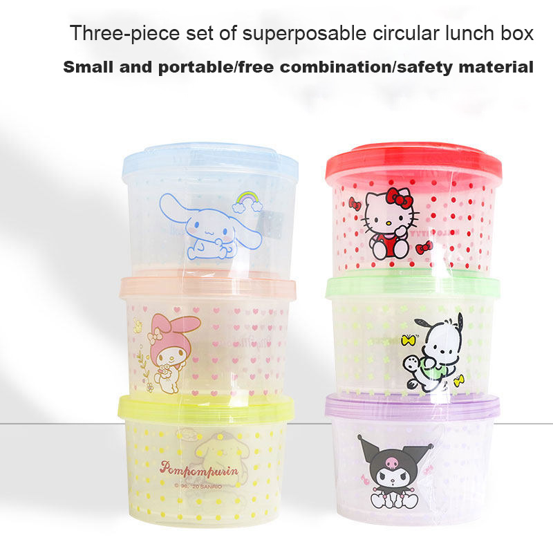 Cute Kitty Stackable Food Cont - Meal Prep Kit recension och pris