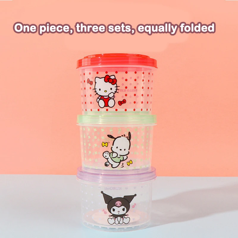Cute Kitty Stackable Food Cont - Meal Prep Kit recension och pris