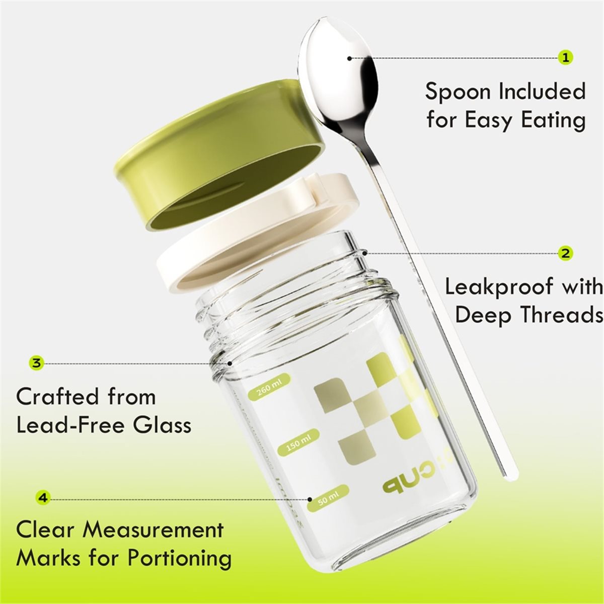 A67T NEW 4 Pack Overnight Oats - Overnight Oat Jar recension och pris