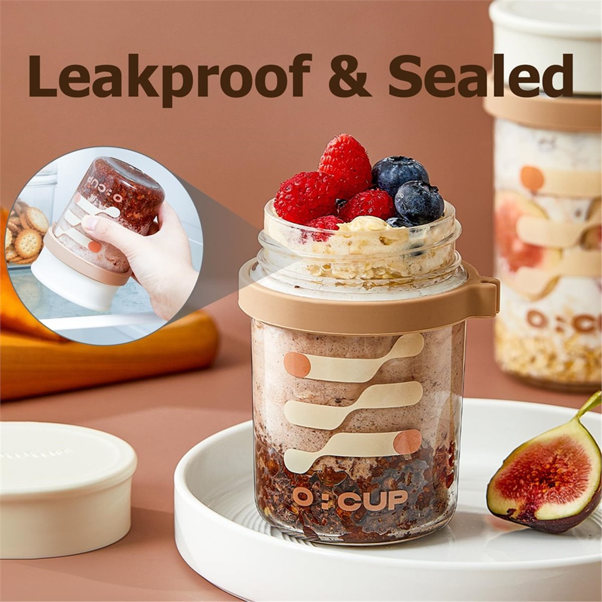 A67T NEW 4 Pack Overnight Oats - Overnight Oat Jar recension och pris